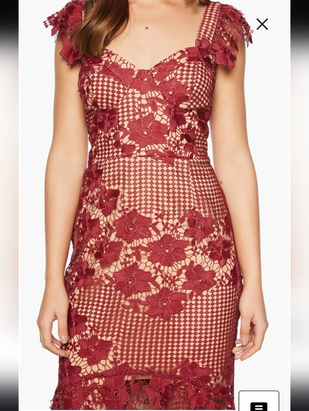 Bardot Lucy Lace Midi Dress - Picture 4 of 9